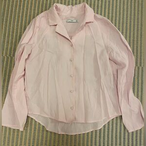 Mango Pink Silky blouse